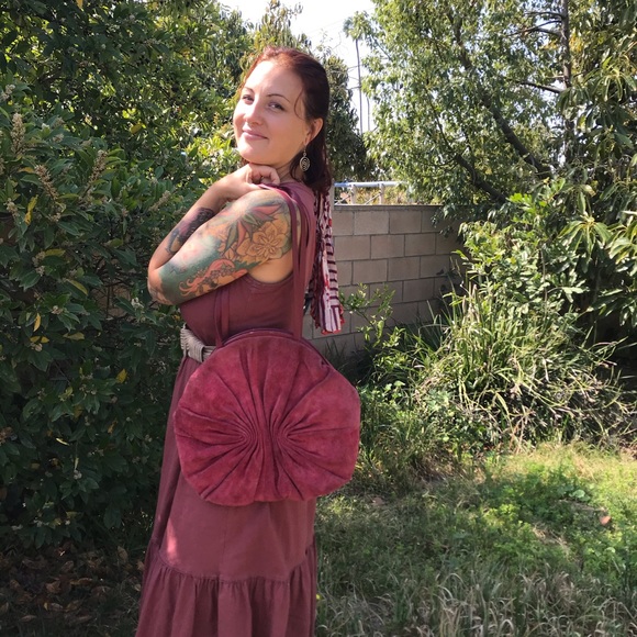 Vintage Leather Fan Bag - Picture 3 of 11